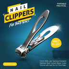 Nail Clippers For Thick Nails Trimmer Manicure Toenail Stainless-Steel