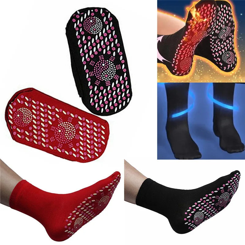 Self-Heating Magnetic Therapy Socks Good Luck Is Approaching Store