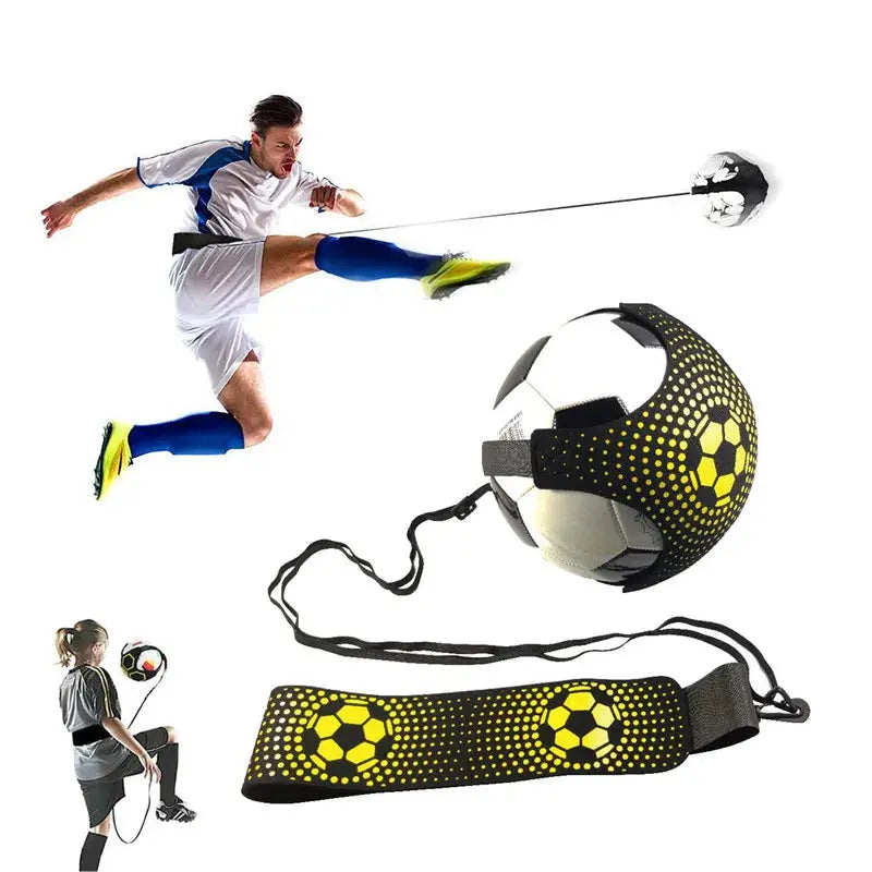 Football Tennis Kick Trainer Soccer Ball Children Practice Aid