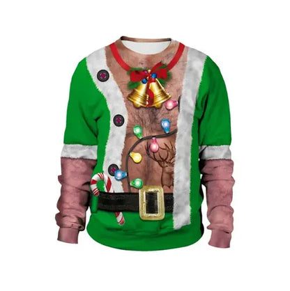 New listing Christmas Sweaters Stylish Unisex Men Women Santa Claus