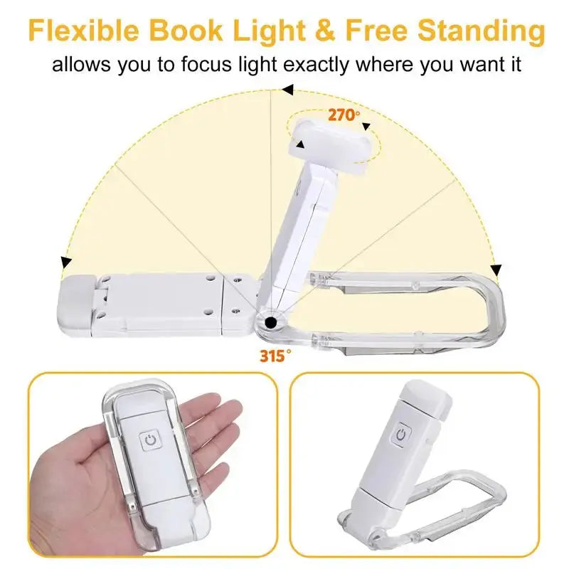LED USB Rechargeable Book Light Reading Light Eye Protection Night AliExpress