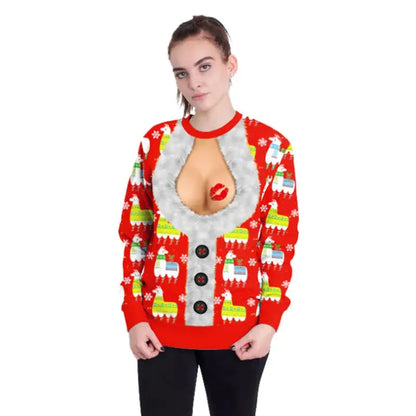 New listing Christmas Sweaters Stylish Unisex Men Women Santa Claus
