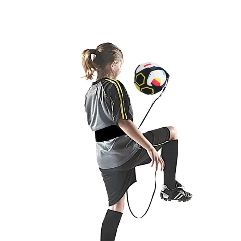 Football Tennis Kick Trainer Soccer Ball Children Practice Aid