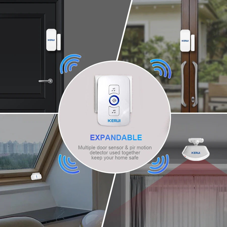 SafeChime™ Wireless Door Alert 🚪🔔