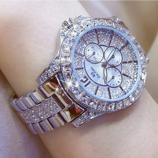 Diamond Éclat - Luxe Roman Dial Quartz Watch South Bay Evans General Store