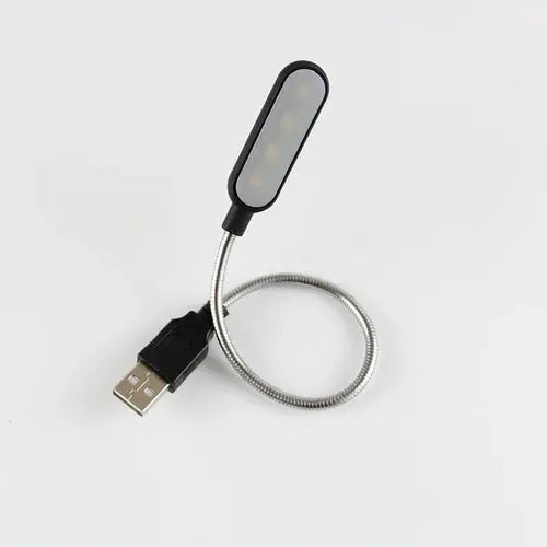 Mini 4 LED Book Lamp Portable USB Reading Night Lamp White/Warm Color AliExpress