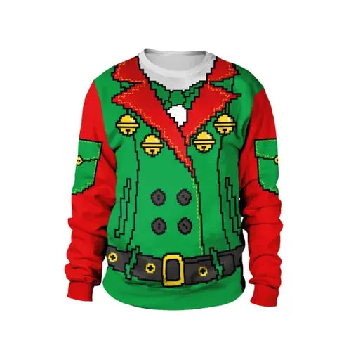 New listing Christmas Sweaters Stylish Unisex Men Women Santa Claus
