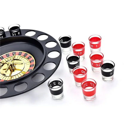 Hot Sale Russia Drinking Turntable Shot Glass Roulette Set Novelty AliExpress