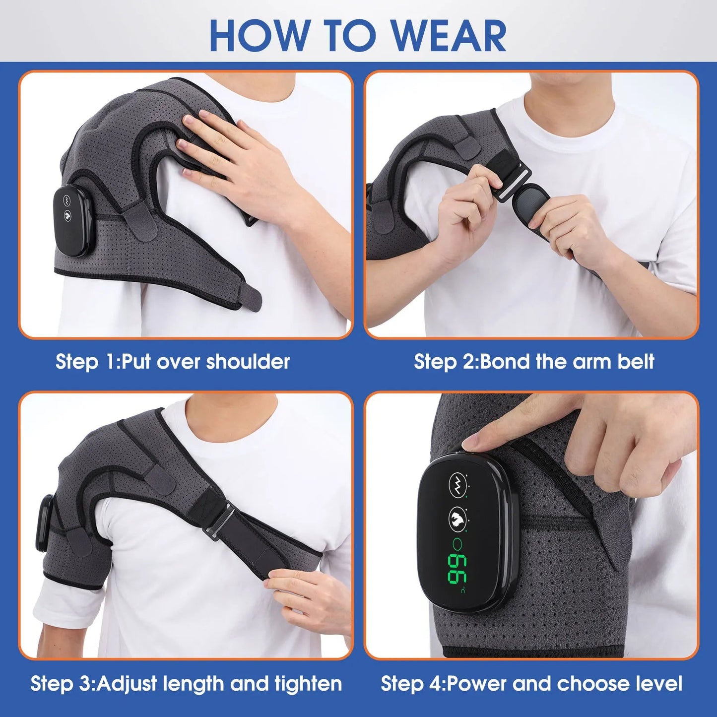 HeatEase Shoulder Massager + (Get a Free e-Book) Beatydada Store
