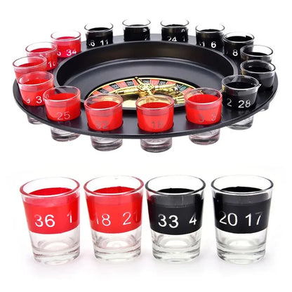 Hot Sale Russia Drinking Turntable Shot Glass Roulette Set Novelty AliExpress