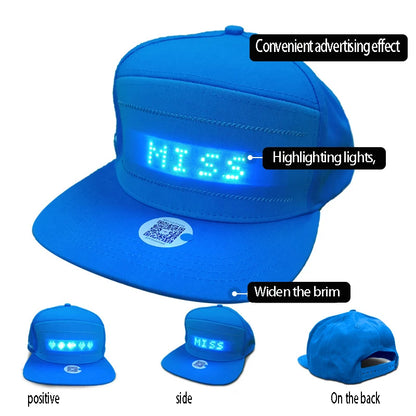 Glow-in-the-Dark LED Cap – Stand Out at Concerts & Parties!