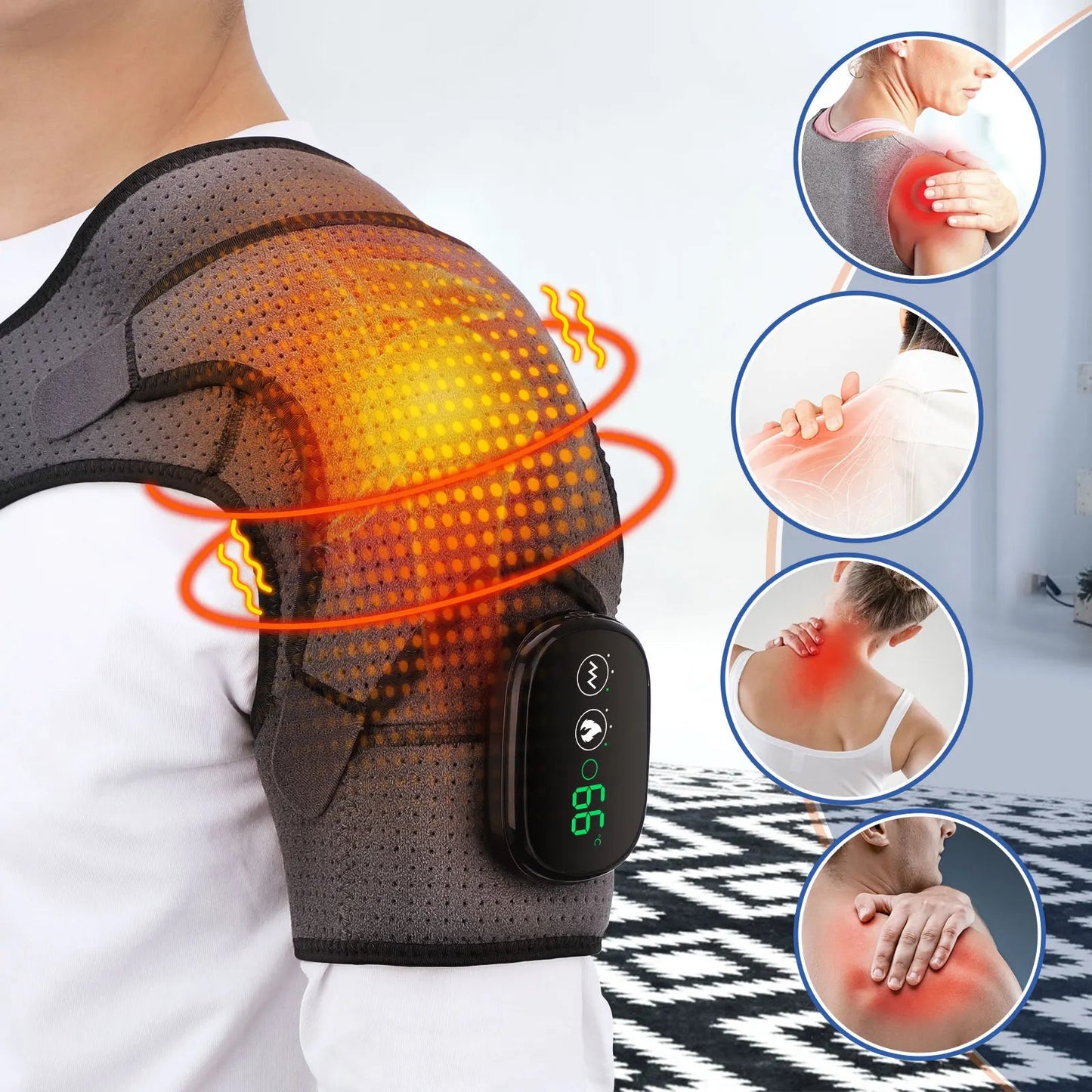 HeatEase Shoulder Massager + (Get a Free e-Book) Beatydada Store