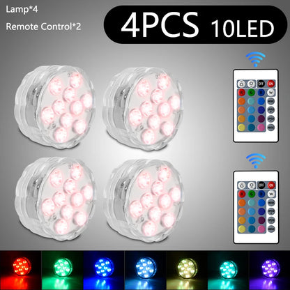 Glow Your Pool: Submersible LED Lights with RF Remote