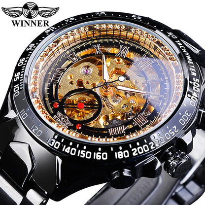 Born To Be A Winner Luxury Montre Homme Sports Watch GMT