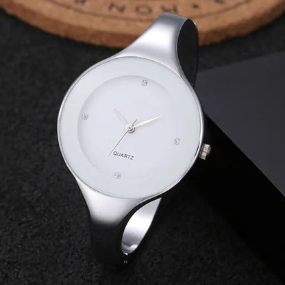 Sleek Bangle Bracelet : Elegant Simple Design Bracelet Watch for Women TIMARCO Factory store