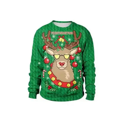 New listing Christmas Sweaters Stylish Unisex Men Women Santa Claus
