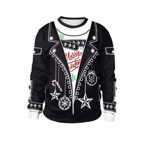 New listing Christmas Sweaters Stylish Unisex Men Women Santa Claus