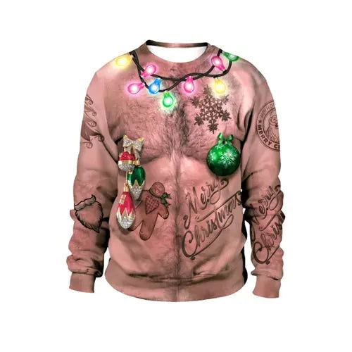 New listing Christmas Sweaters Stylish Unisex Men Women Santa Claus