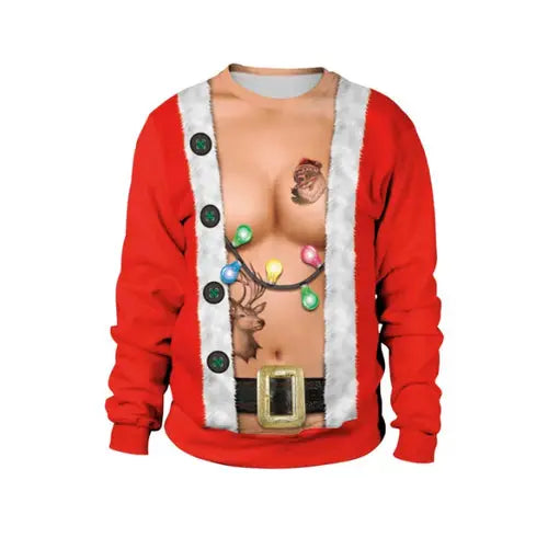 New listing Christmas Sweaters Stylish Unisex Men Women Santa Claus