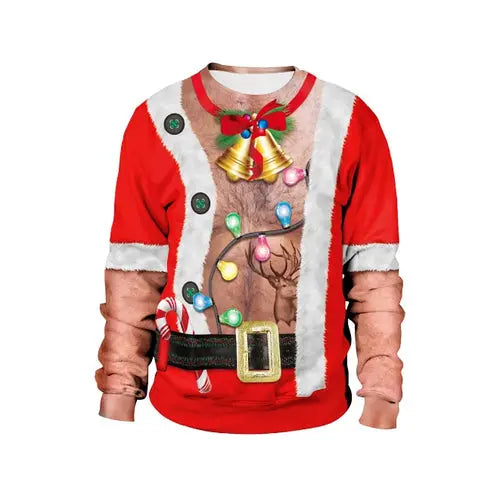 New listing Christmas Sweaters Stylish Unisex Men Women Santa Claus
