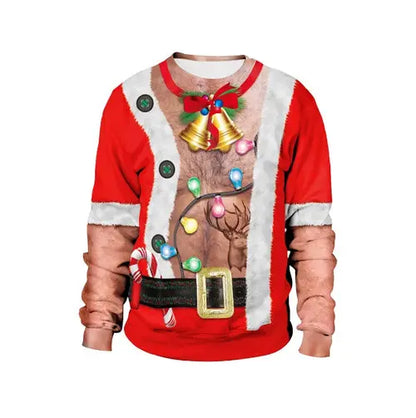 New listing Christmas Sweaters Stylish Unisex Men Women Santa Claus