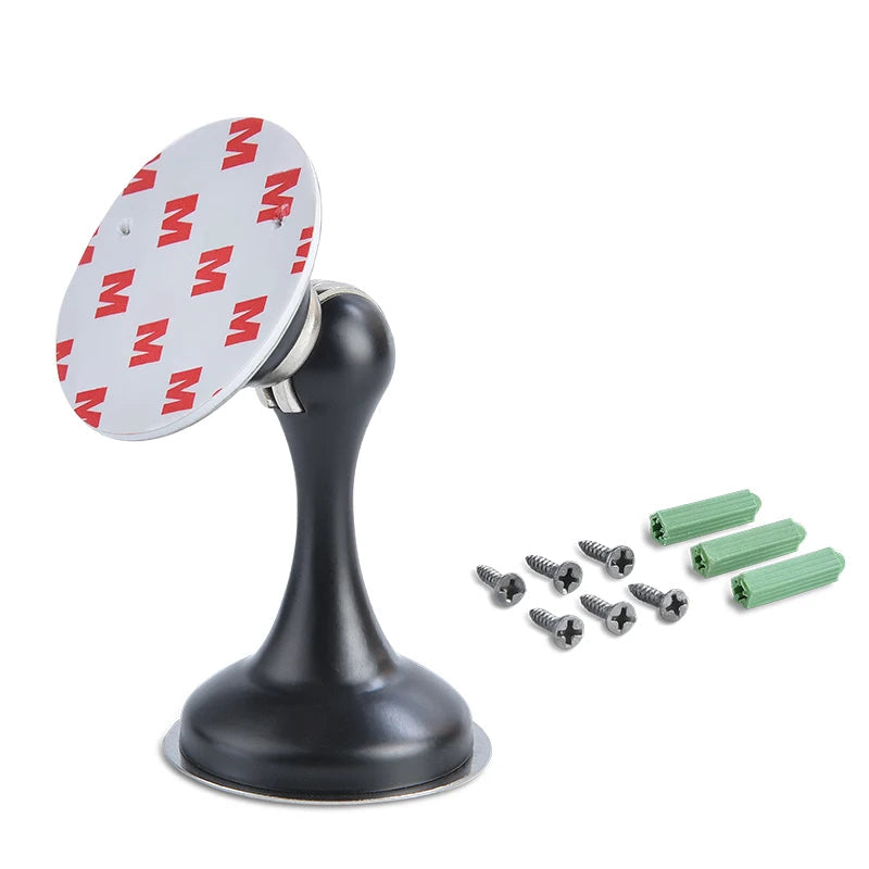 KAK Stainless Steel Magnetic Door Stopper Sticker Hidden Door Holders Catch Floor Wall Mounted Nail-free Doorstop Door Hardware KAK Handle Store