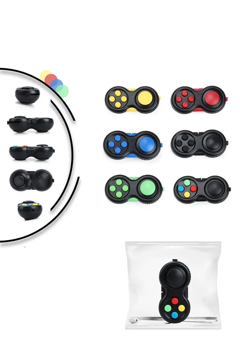 New Premium Quality Fidget Controller Pad Game Focus Toy Smooth ABS AliExpress