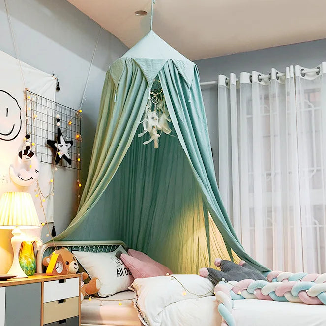 Hung Dome Mosquito Net for Baby Children Crib Bed Tent Girls Kids Bedding Living Room Decor Corner Canopy Tent Mosquito Net Bebe Shop1104626290 Store