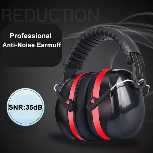 Anti-Noise Head Earmuffs Foldable Ear Protector SNR-35dB For AliExpress