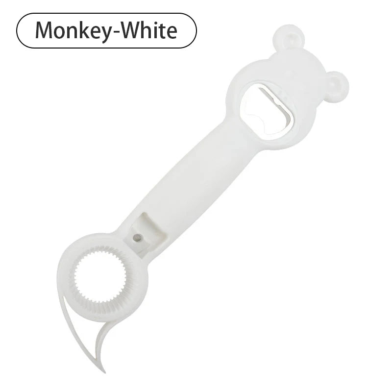 Multifunctional Four-In-One Safety Can Bottle Opener Household Canned Bottle Cap Screwing Device Home Tool