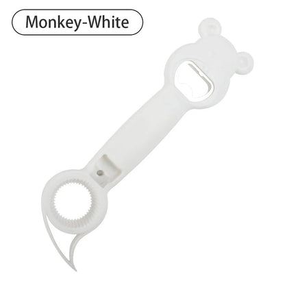 Multifunctional Four-In-One Safety Can Bottle Opener Household Canned Bottle Cap Screwing Device Home Tool