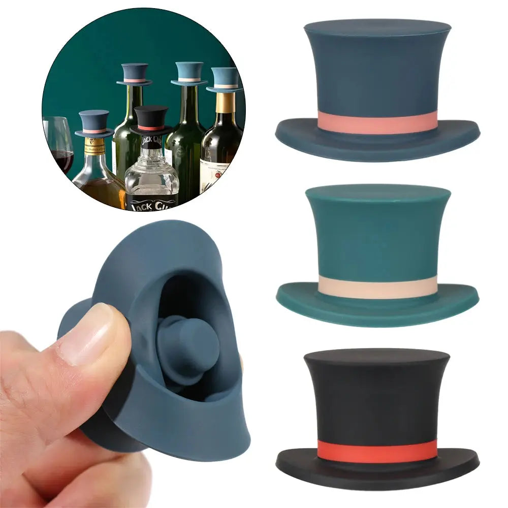 Tapón de silicona para botellas de champán, vino o cerveza