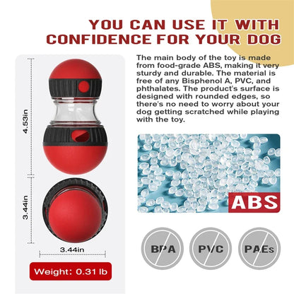 Interactive Increase Intelligence Durable Elliptical Food Rolling Ball