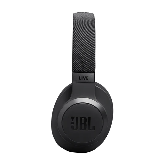 JBL Live 770NC Wireless Headphone with True Adaptive Noise Cancelling, Active Noise Cancelling, Built in Microphone, JBL Headphones App (Black)