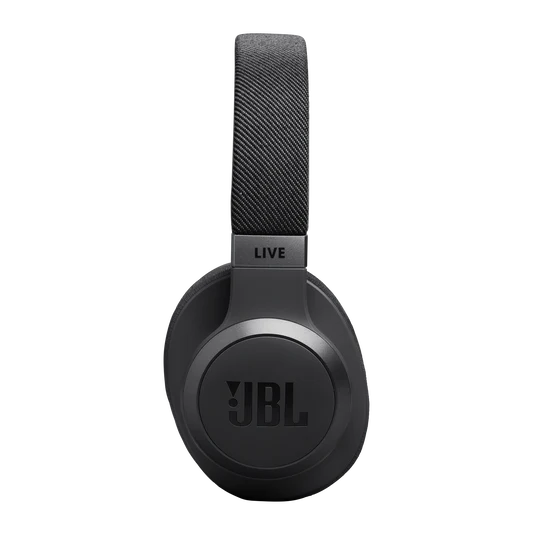JBL Live 770NC Wireless Headphone with True Adaptive Noise Cancelling, Active Noise Cancelling, Built in Microphone, JBL Headphones App (Black)