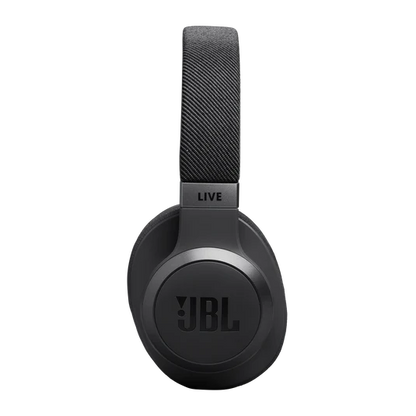 JBL Live 770NC Wireless Headphone with True Adaptive Noise Cancelling, Active Noise Cancelling, Built in Microphone, JBL Headphones App (Black)