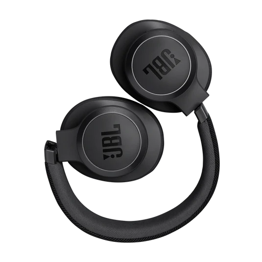 JBL Live 770NC Wireless Headphone with True Adaptive Noise Cancelling, Active Noise Cancelling, Built in Microphone, JBL Headphones App (Black)