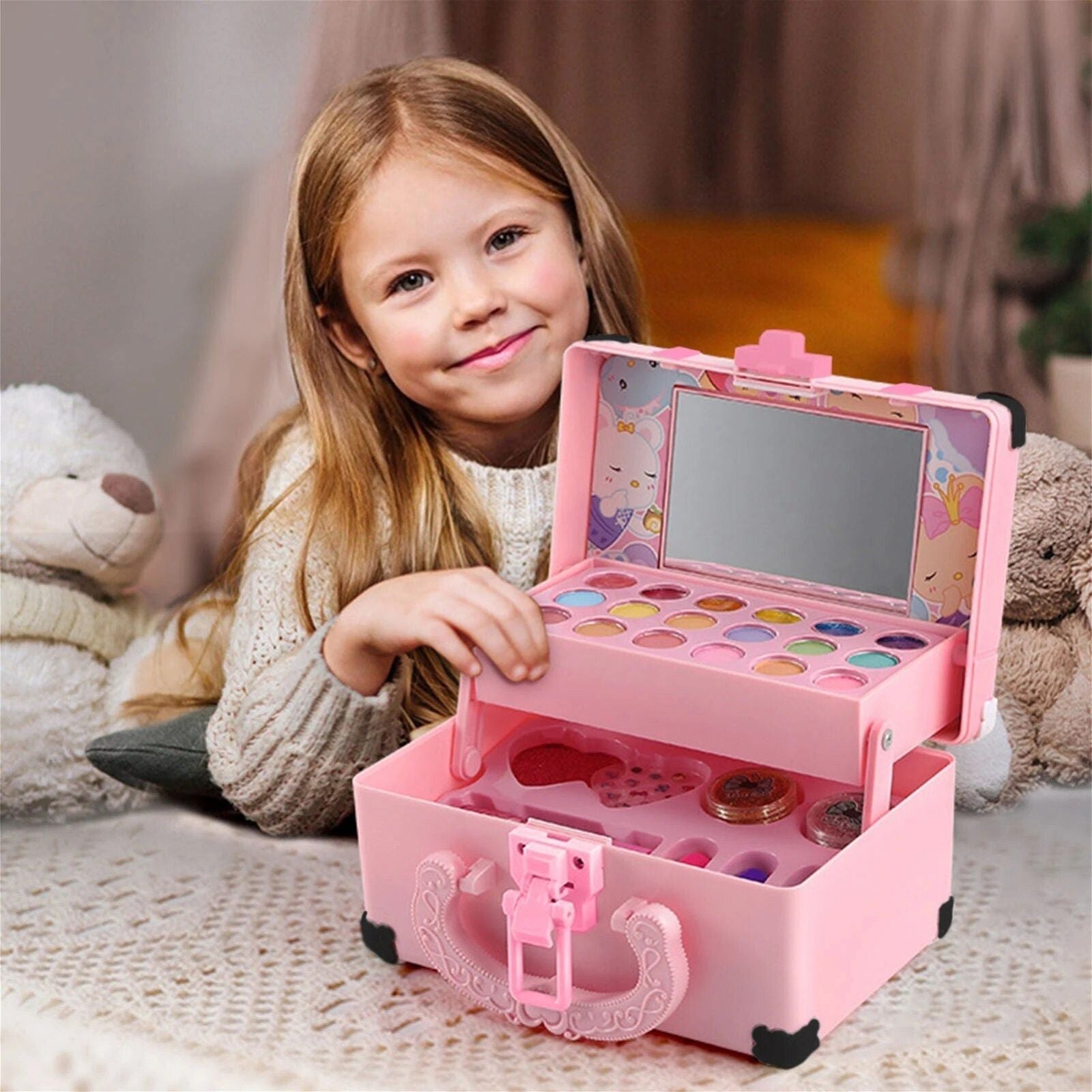 KidGlam - Kit de Maquillaje Lavable para Niñas