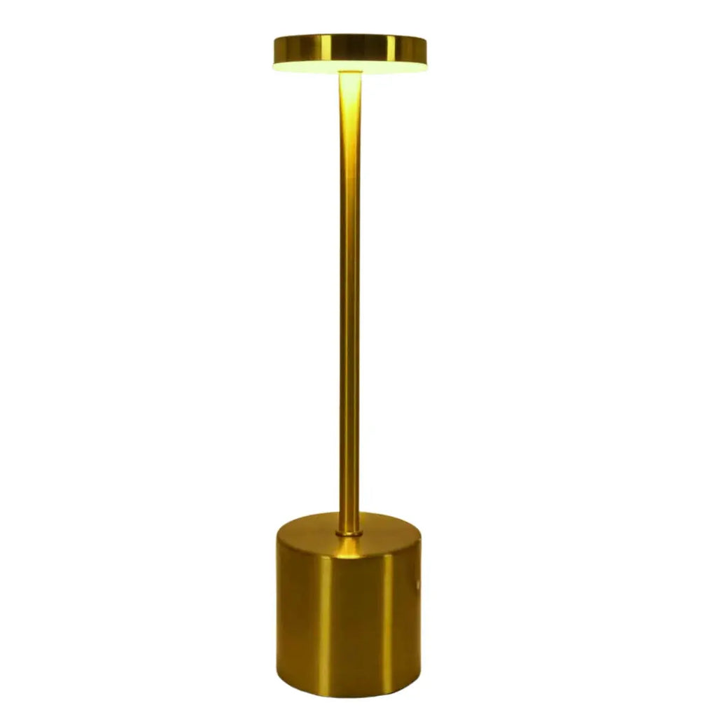 LED Rechargeable, Touch, Metal Table Lamp Bedroom, Living Room,  Creative Ambient Light. Indoor Decoration MERRYHOME Merryhome Official Store