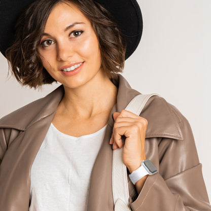 Levo Floral Engraved Silicone Band Personalized Strap Store