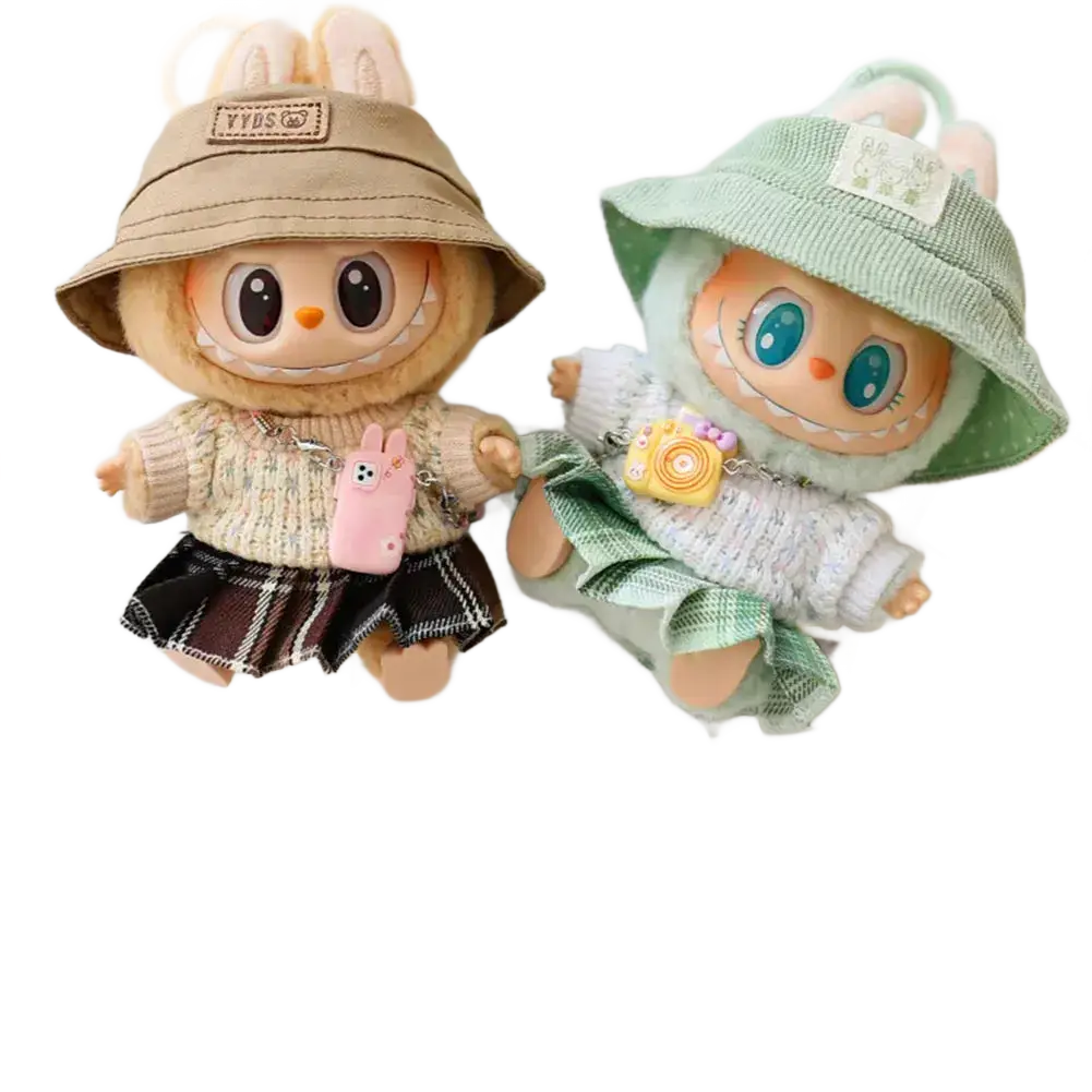 Labbubu Mini Doll Clothes Outfit Soft Knitted Sweater Suit Toy Gifts All Dropshipping Wholesale Store