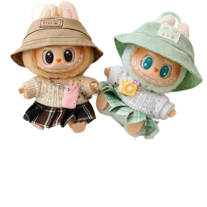 Labbubu Mini Doll Clothes Outfit Soft Knitted Sweater Suit Toy Gifts All Dropshipping Wholesale Store