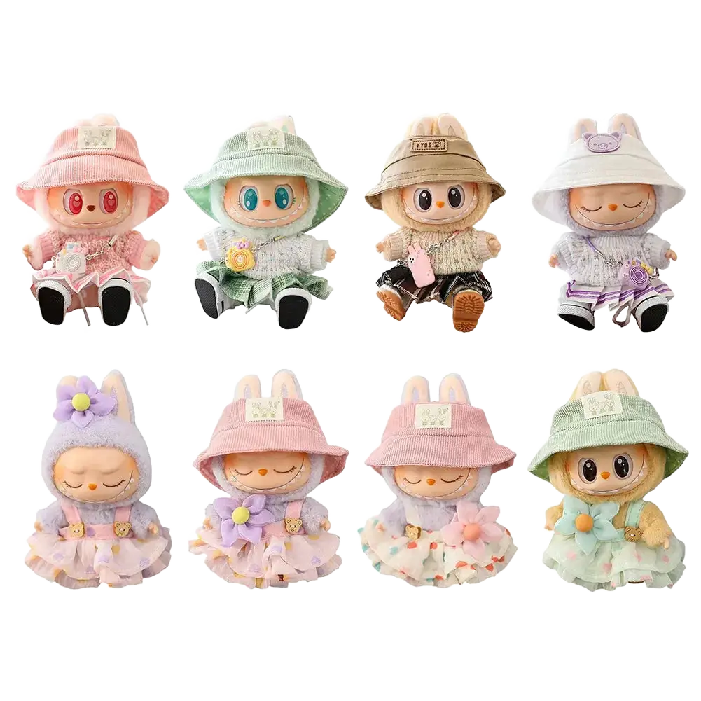 Labbubu Mini Doll Clothes Outfit Soft Knitted Sweater Suit Toy Gifts All Dropshipping Wholesale Store
