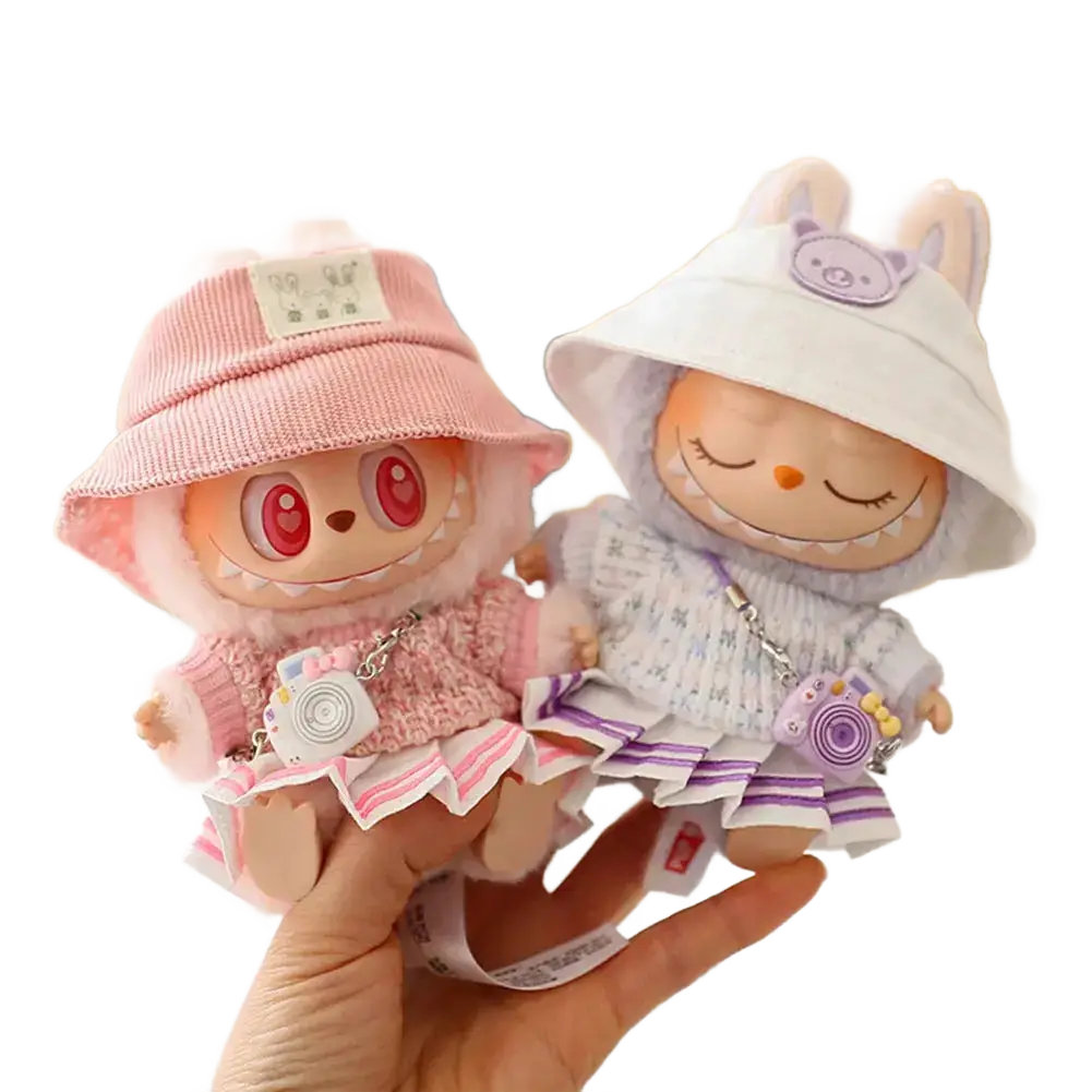 Labbubu Mini Doll Clothes Outfit Soft Knitted Sweater Suit Toy Gifts All Dropshipping Wholesale Store