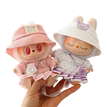 Labbubu Mini Doll Clothes Outfit Soft Knitted Sweater Suit Toy Gifts All Dropshipping Wholesale Store