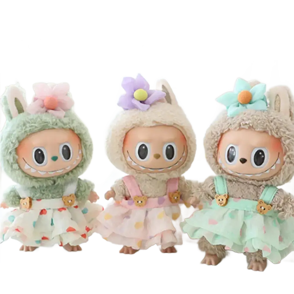 Labbubu Mini Doll Clothes Outfit Soft Knitted Sweater Suit Toy Gifts All Dropshipping Wholesale Store