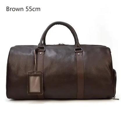Maheu Hot Genuine Leather Men Women Travel Bag Soft Real Leather AliExpress
