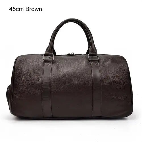 Maheu Hot Genuine Leather Men Women Travel Bag Soft Real Leather AliExpress