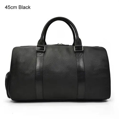 Maheu Hot Genuine Leather Men Women Travel Bag Soft Real Leather AliExpress