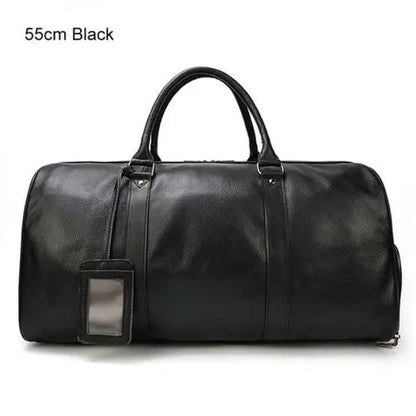 Maheu Hot Genuine Leather Men Women Travel Bag Soft Real Leather AliExpress